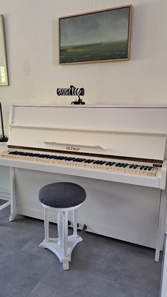 Petrof Piano, Muziek en Instrumenten, Piano's, Ophalen, Gebruikt, Wit, Piano