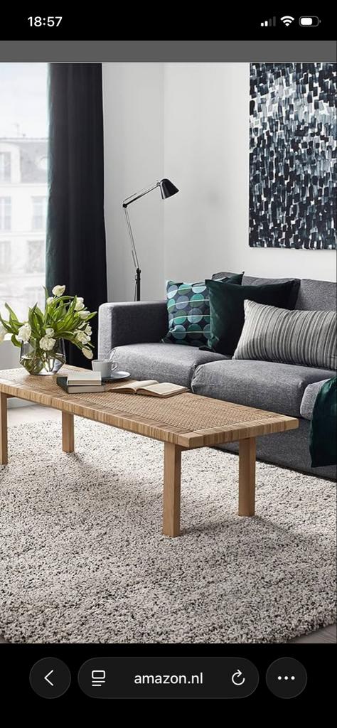 IKEA Vindum vloerkleed 200x270cm - Zo goed als nieuw, Ophalen, Zo goed als nieuw, 200 cm of meer, Crème