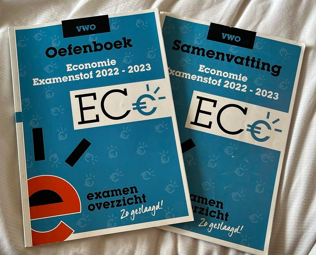 Oefenboek + Samenvatting Economie VWO, Ophalen of Verzenden, Nederlands, Overige niveaus, ExamenOverzicht