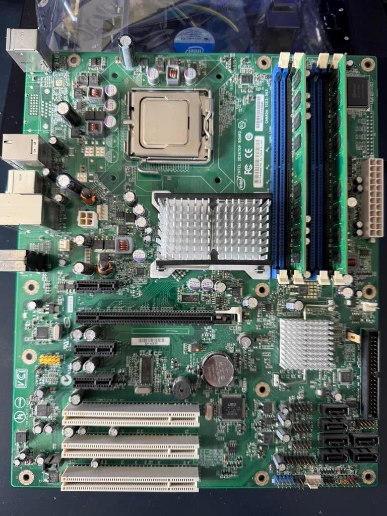Intel DP43TF upgrade / hobby set, Computers en Software, Moederborden, Gebruikt, Intel, DDR2, Ophalen of Verzenden