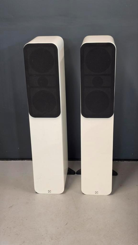 Q Acoustics 3050 Speakers second-hand, Audio, Tv en Foto, Luidsprekers, Front, Rear of Stereo speakers, 120 watt of meer, Overige merken