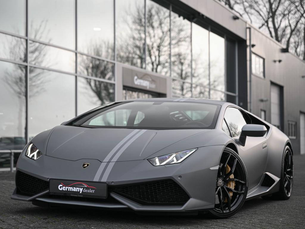 Lamborghini Huracan 5.2 V10 LP610-4 Avio Ceramic Carbon-Forg, Auto's, Lamborghini, Zwart, 5204 cc, Met garantie (alle), Bedrijf