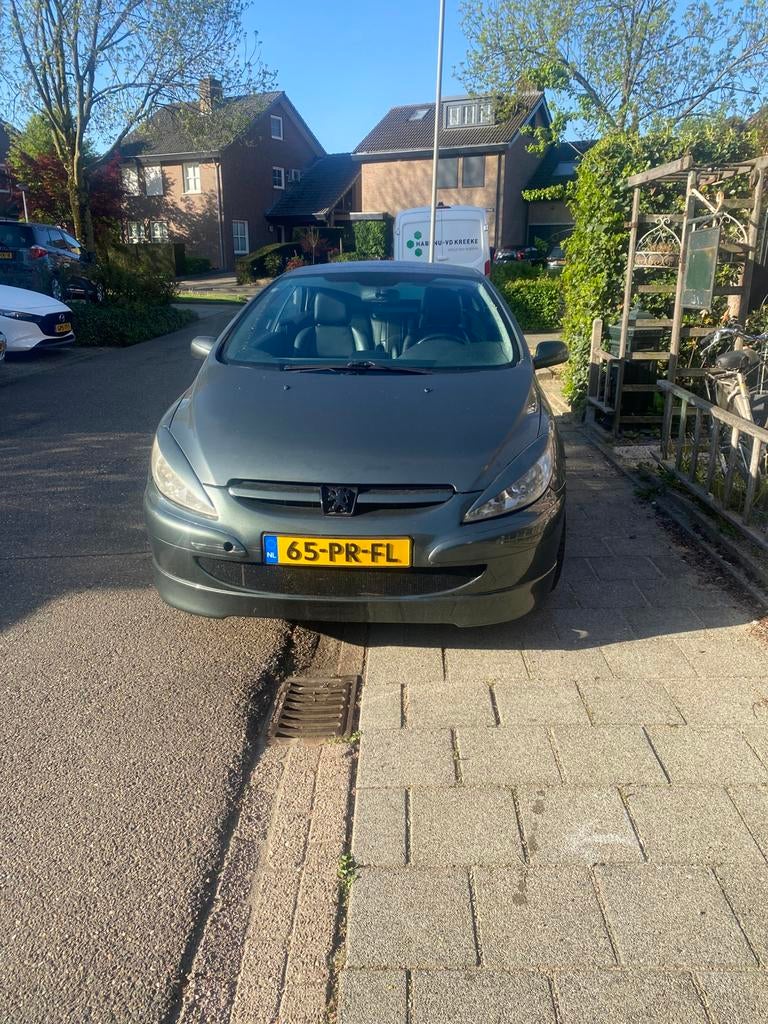 Peugeot 307 2.0 16V CC 2004 Grijs, Ophalen, Peugeot, Bumper