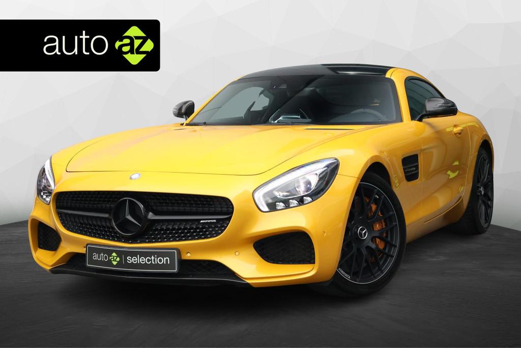 Mercedes-Benz AMG GT 4.0 S / Burmester / Solarbeam Yellow, Auto's, Mercedes-Benz, Automaat, Achterwielaandrijving, Gebruikt, Bedrijf