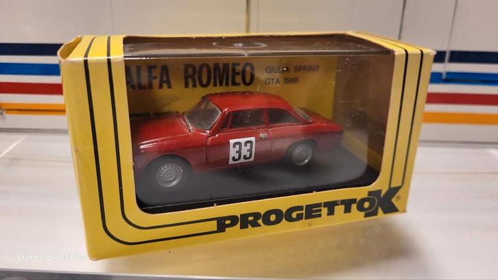 ProgettoK Alfa Romeo Giulia GTA Monza - 1967, Hobby en Vrije tijd, Modelauto's | 1:43, Gebruikt, Auto, Overige merken, Ophalen of Verzenden