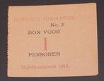 Nederland - Noodgeld - Harderwijk, bon voor 1 personen 1916, Postzegels en Munten, Bankbiljetten | Nederland, Ophalen of Verzenden