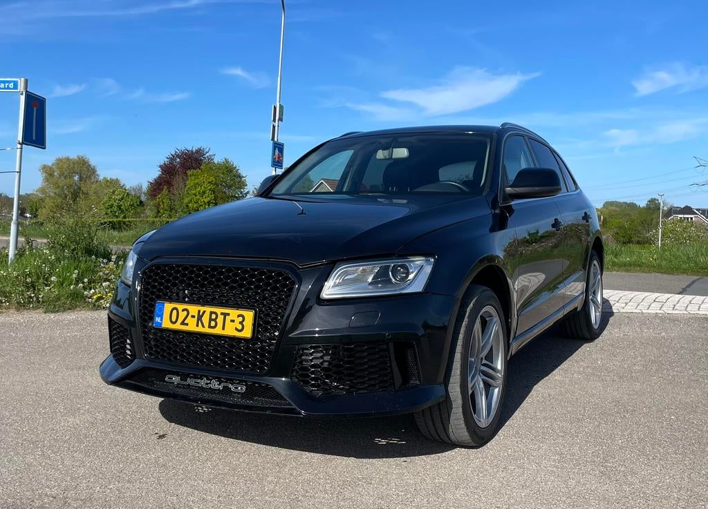 Audi Q5 Quattro , trekhaak ( 2000kg), rijdt prima, RS look., Auto's, Automaat, Euro 5, Zwart, USB
