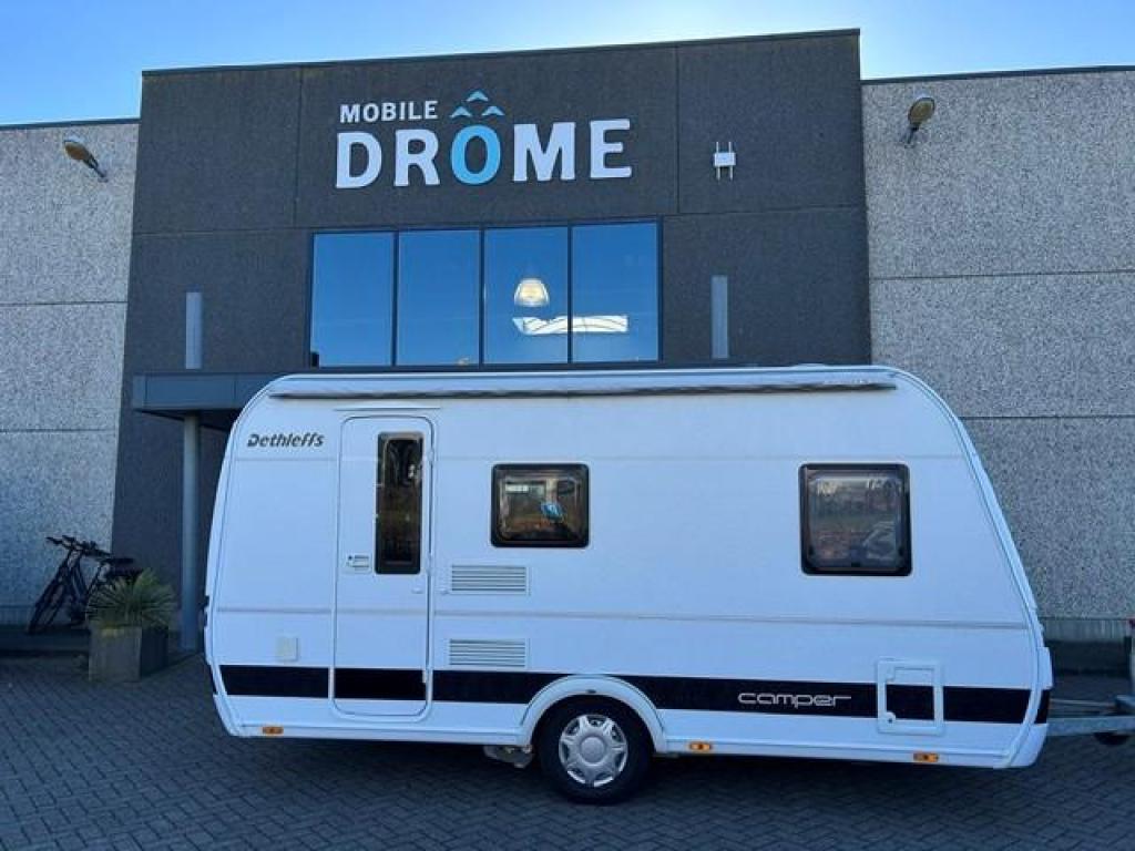 Dethleffs Camper 390 FS Mover amp; luifel, Bedrijf, Treinzit, Dethleffs, Schokbreker