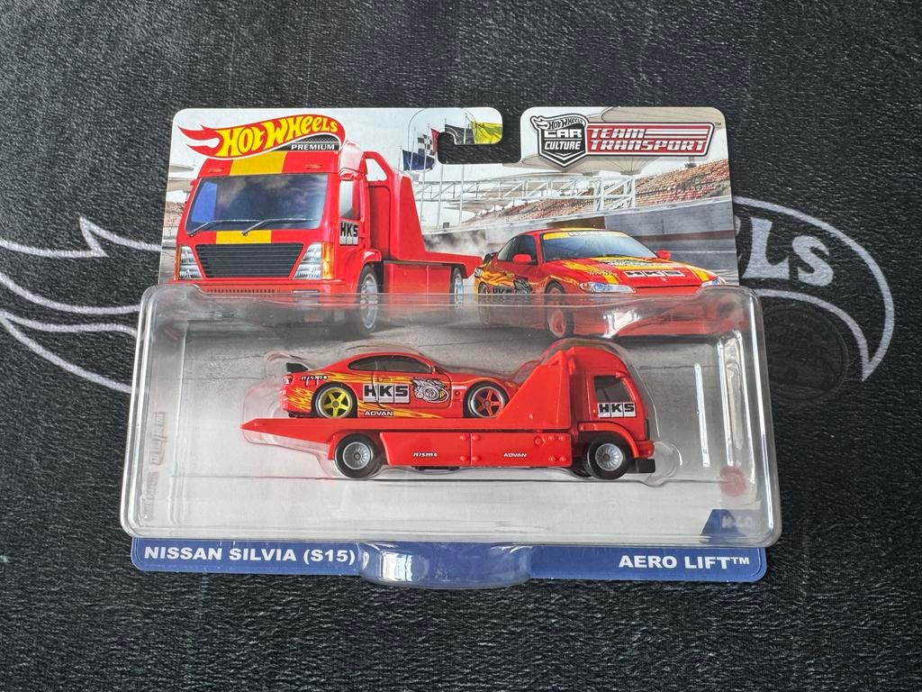 Hot Wheels Nissan Silvia (S15) Aero Lift Team Transport, Ophalen of Verzenden, Nieuw, Auto