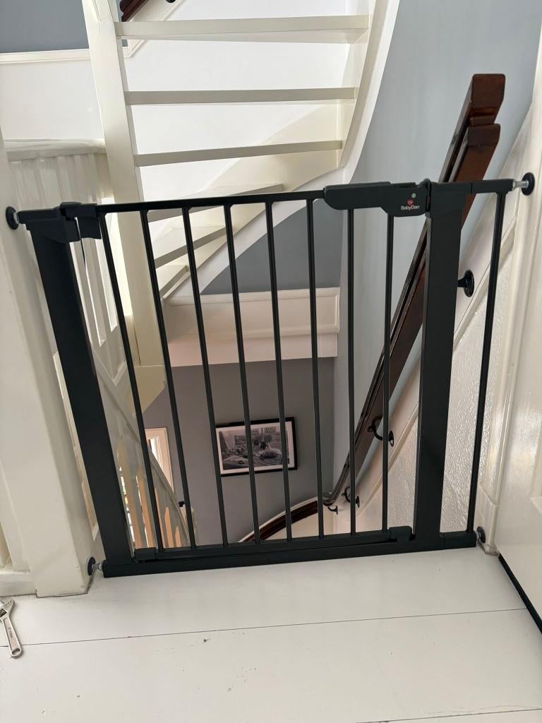 2x BabyDan Premier Klemhek - traphek zwart, Kinderen en Baby's, Traphekjes, Ophalen, 100 tot 115 cm, Zo goed als nieuw, Klemhekje