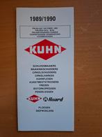 Kuhn Huard Prijslijst 1989/1990 - Landbouwmachines, Ophalen of Verzenden, Gelezen, Algemeen, Kuhn / Huard