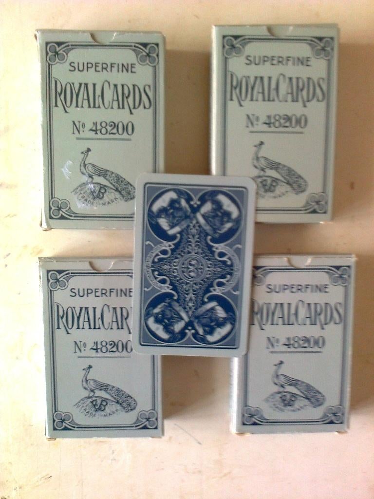 5 Royal cards compl. gebruikt e, Verzamelen, Ophalen of Verzenden, Gebruikt, Joker(s)