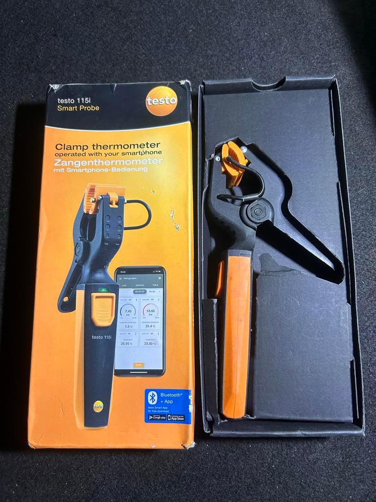 Testo 115i Smart Probe temperatuurmeter, Doe-het-zelf en Verbouw, Ophalen of Verzenden, Gebruikt, Temperatuur