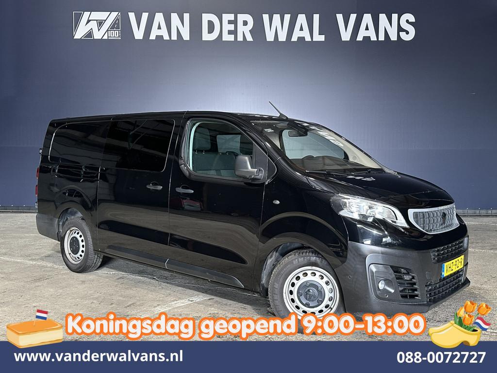 Peugeot Expert 2.0 BlueHDI 123pk Automaat L3H1 Dubbele Cabin, Auto's, Bestelauto's, Stof, Gebruikt, 4 cilinders, Origineel Nederlands