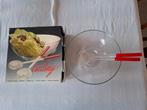 Saladeschaal met originele doos 26 cm, Ophalen of Verzenden, Overige stijlen, Glas, Schaal of Schalen