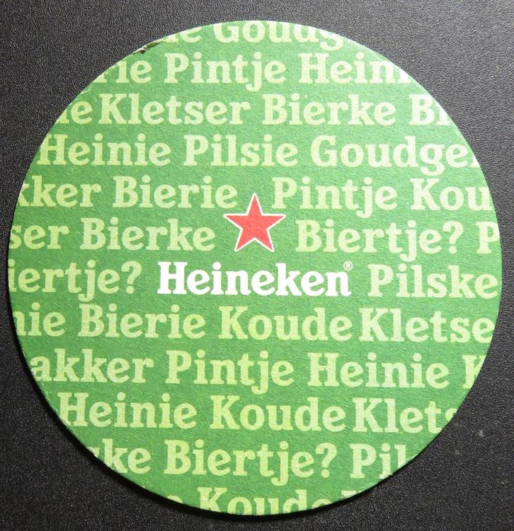 Bierviltje Heineken, Verzamelen, Biermerken, Gebruikt, Viltje(s), Heineken, Verzenden