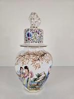 Dekselvaas foo hond, porselein, China, 2e helft 20e eeuw, Ophalen of Verzenden