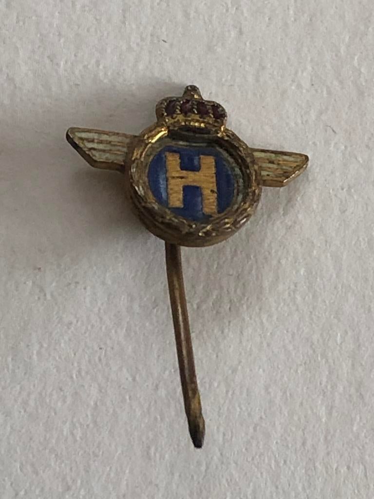 Oud speldje / pin Horex (voormalig Duits motormerk), Ophalen of Verzenden, Gebruikt, Merk, Speldje of Pin