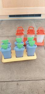 Tupperware ijsjes houder/ijslollieset/ijsjesmaker/ijsjesvorm, Verzenden, Gebruikt, Geel, Overige typen