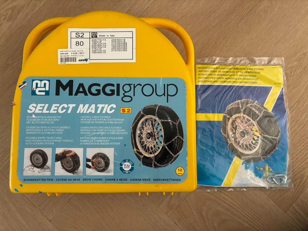 Sneeuwkettingen, Ophalen, Zo goed als nieuw