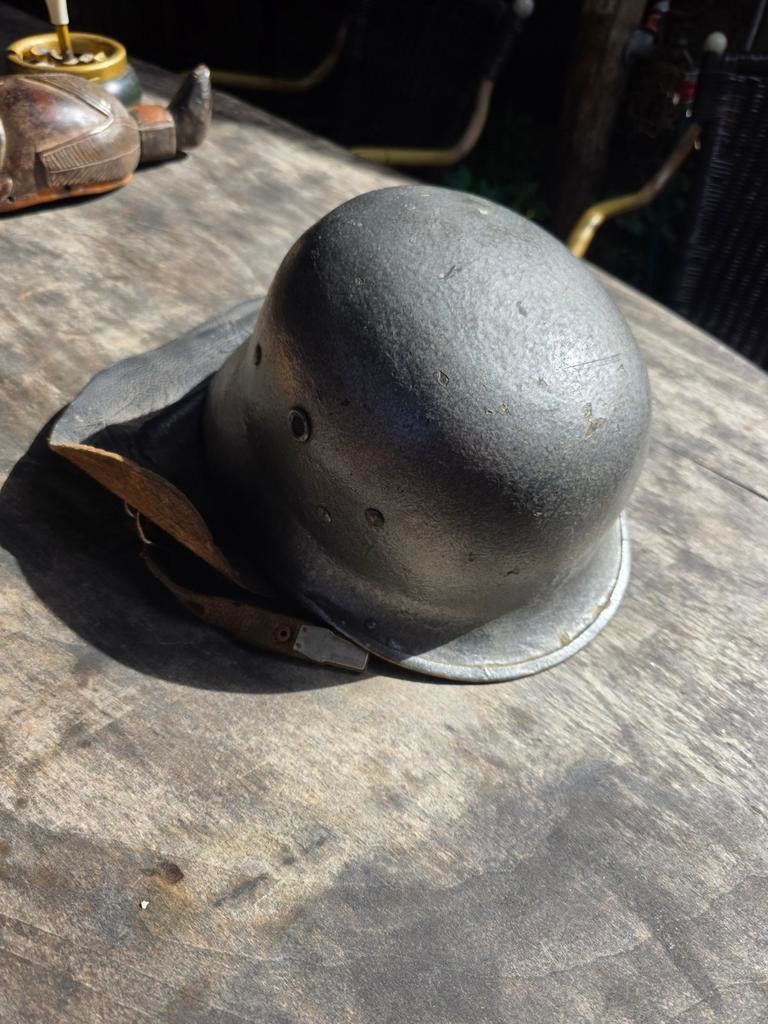 Wo 2 Duitse brandweerhelm, Ophalen of Verzenden, Duitsland, Helm of Baret