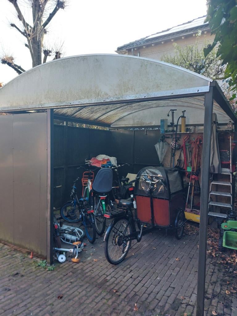 Overdekte fietsenstalling of aanhanger opslag, Ophalen, Metaal, Overige typen