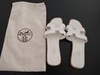 Witte Hermes slippers, Kleding | Dames, Schoenen, Wit, Ophalen of Verzenden, Espadrilles of Moccasins, Gedragen