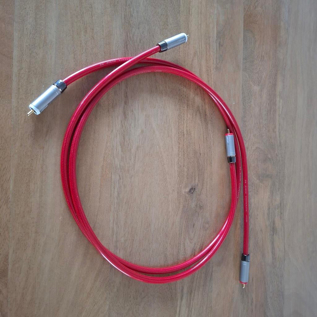 Te koop 2 setjes QED interlinks, Audio, Tv en Foto, Audiokabels en Televisiekabels, Ophalen of Verzenden, Minder dan 2 meter, Interlink-kabel