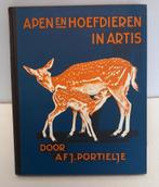 Apen en Hoefdieren in Artis, Ophalen of Verzenden, Gelezen, A.F.J. Portielje, Plaatjesalbum