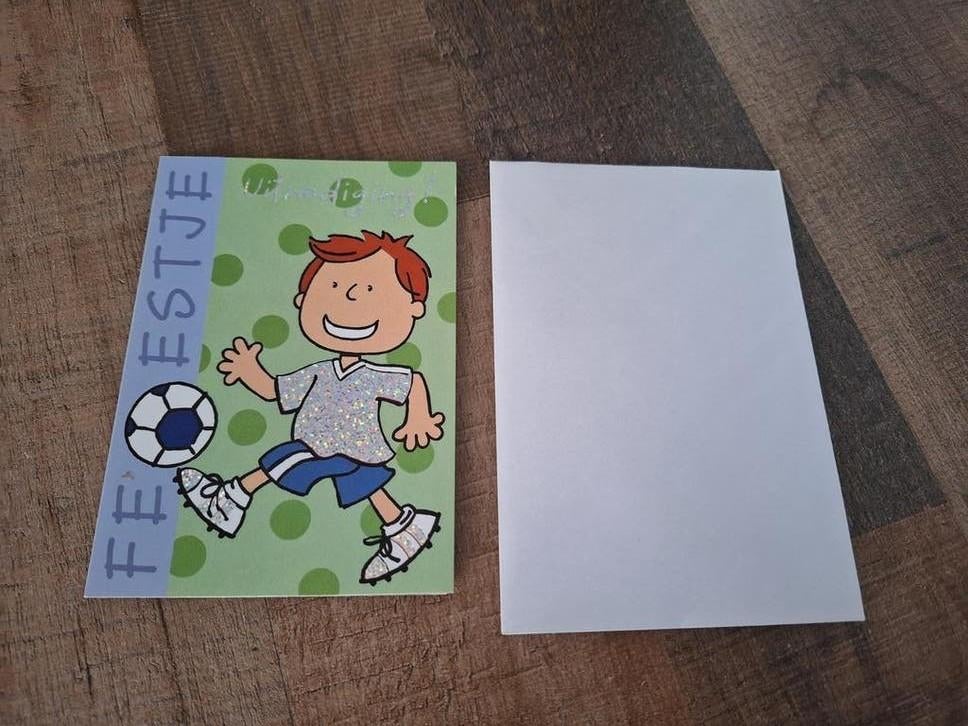uitnodiging feestkaartje, Ophalen of Verzenden, Nieuw