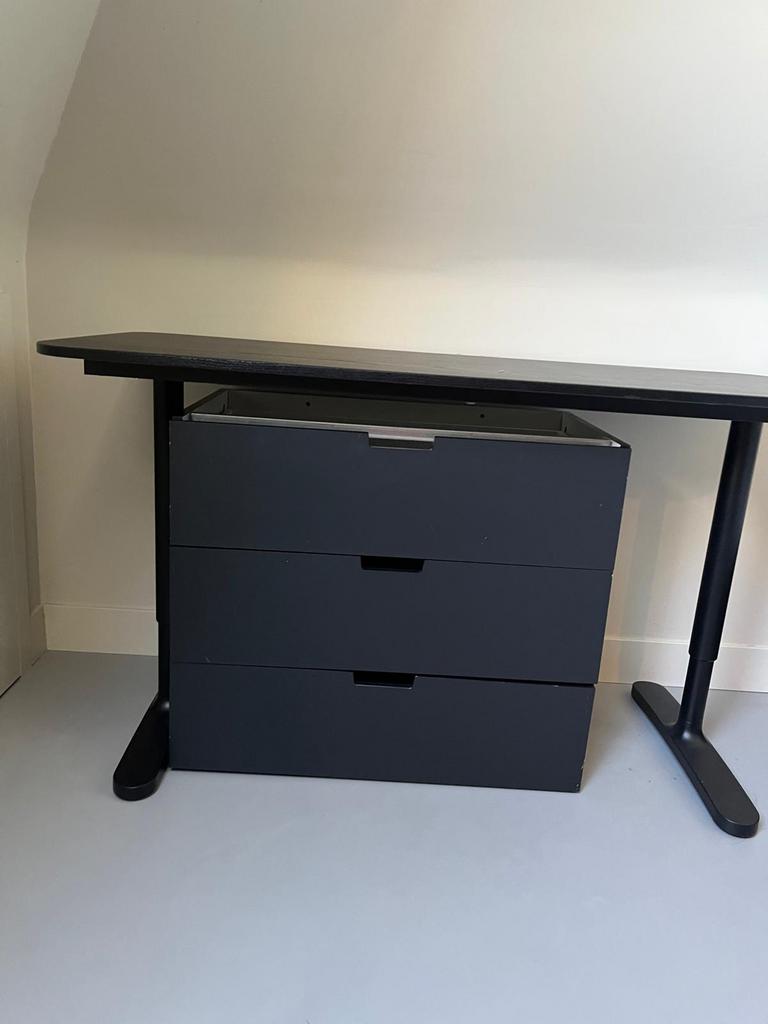 IKEA Nordli modulaire ladekast antraciet, Huis en Inrichting, Ophalen, Zo goed als nieuw