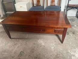 Salontafel hout, Ophalen, 100 tot 150 cm, Klassiek, Eikenhout