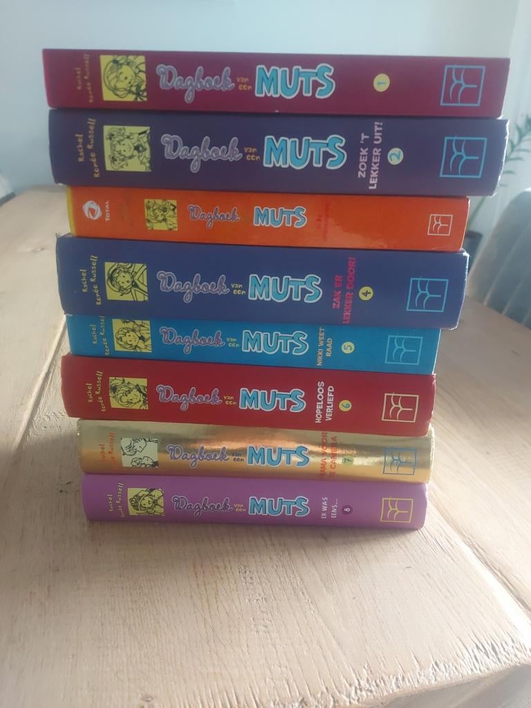 Dagboek van een muts boeken deel 1 t/m 8, Ophalen, Zo goed als nieuw