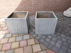 2 Clayfibre Plantenbakken  45 x 45 x 45 cm, Ophalen, Overige materialen, Gebruikt, Minder dan 60 cm