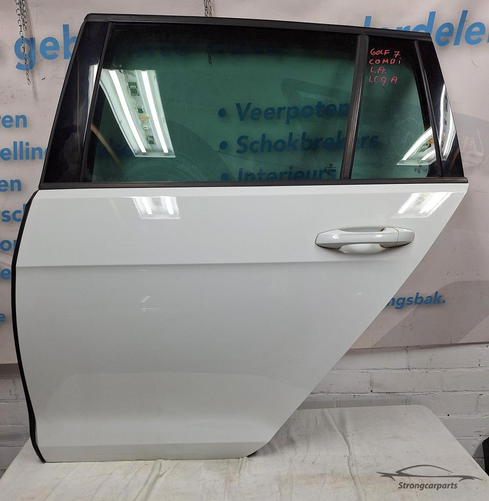 Deur Portier VW Golf 7 VII Combi links achter compleet LC9A, Gebruikt, -, -, Ophalen of Verzenden