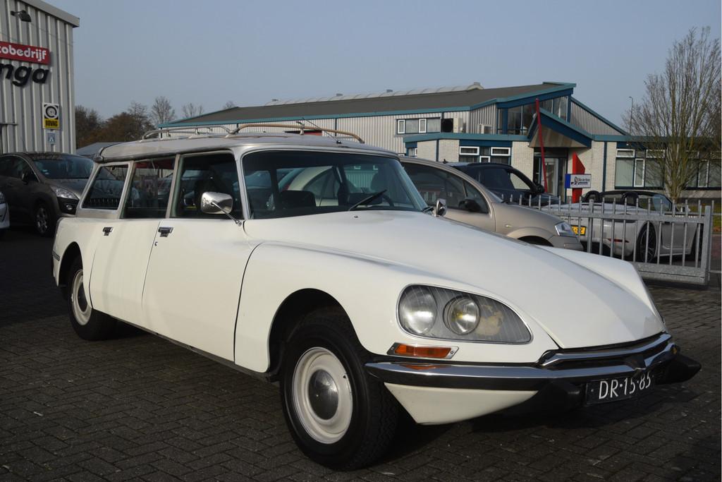 Citroën DS DS 23 Break (bj 1972), Auto's, Voorwielaandrijving, Stof, Citroën, Wit