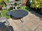 Ronde tuintafel / lage salontafel, Tuin en Terras, Tuintafels, Ophalen, Gebruikt, Rond, Hout