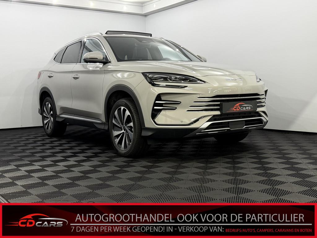 BYD SEAL U 1.5 T DM-i AWD Design 360 Camera, Pano, Leder, Na, Auto's, BYD, Automaat, Seal U, 4 cilinders, Beige
