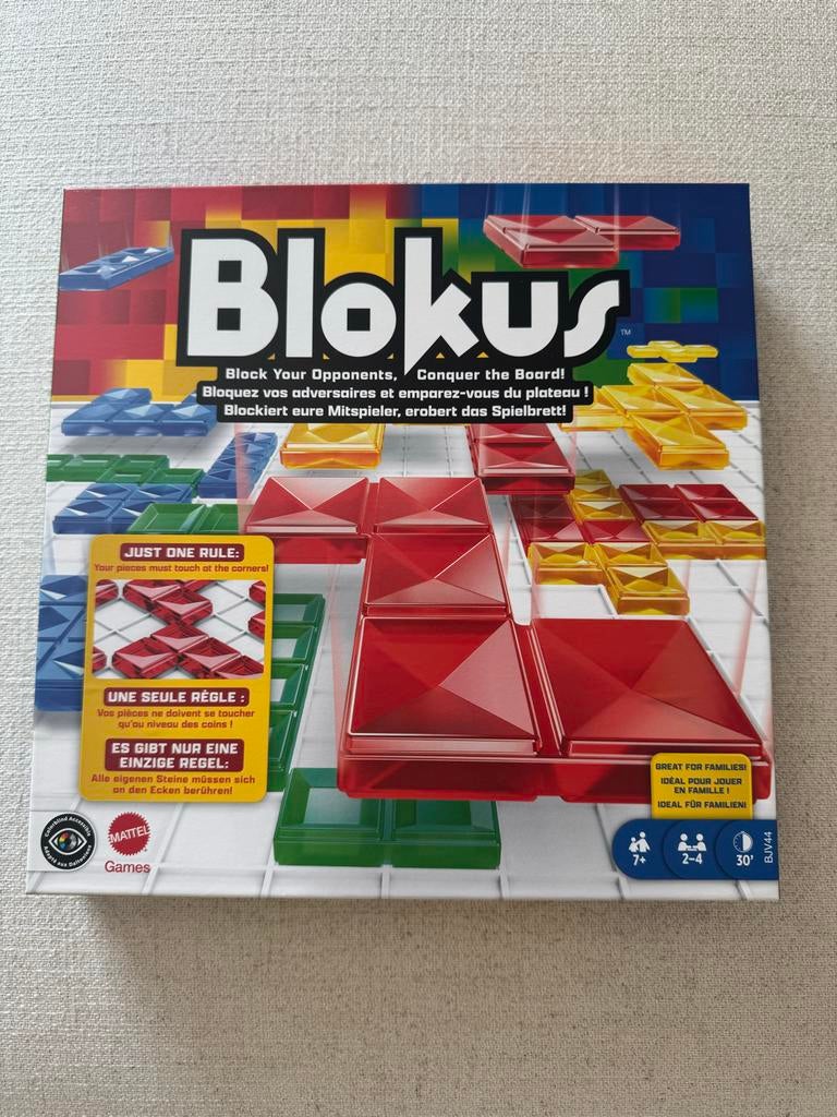 Blokus bordspel - Strategisch en kleurrijk familiespel, Drie of vier spelers, Ophalen of Verzenden, Zo goed als nieuw