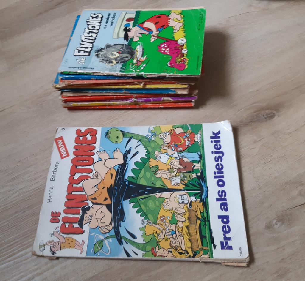 Oude Fred Flintstone Stripboeken, Boeken, Strips | Comics, Meerdere comics, Ophalen, Gelezen, Europa
