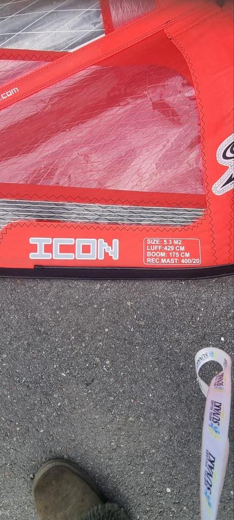 Wave Icon Simmer 5.3 surfzeil, Watersport en Boten, Windsurfen, Ophalen of Verzenden