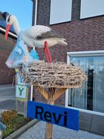 Geboortebord ooievaarsnest, Ophalen, Zo goed als nieuw