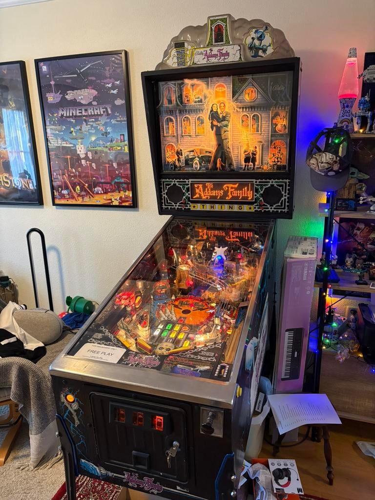 Addams Family Flipperkast Bally 1992, Verzamelen, Ophalen, Zo goed als nieuw, Flipperkast