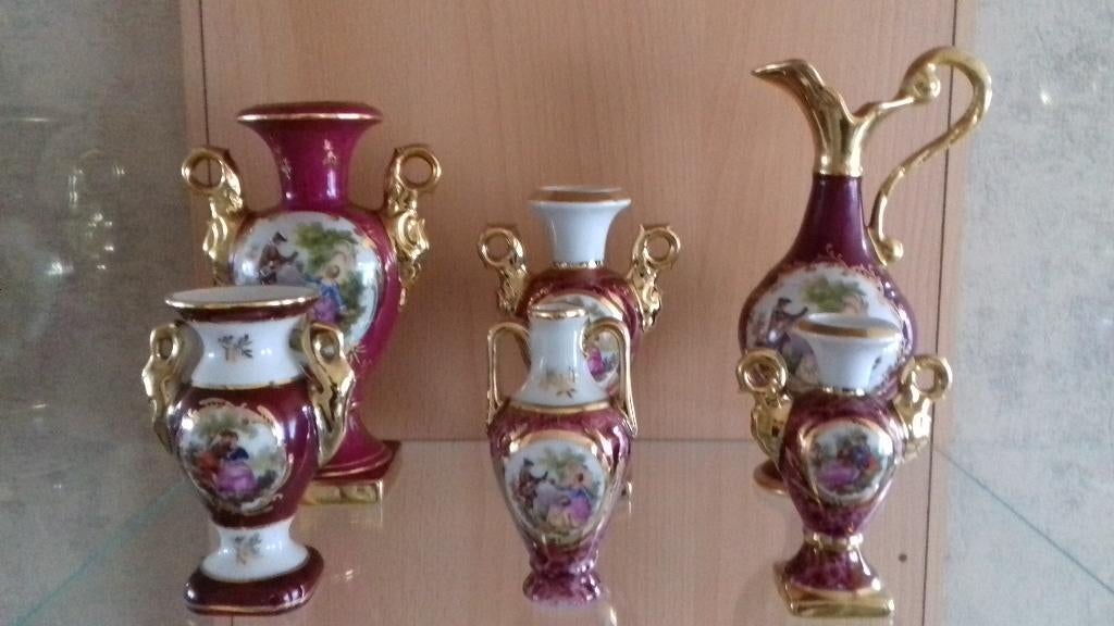 Limoges Miniatuur Vazen, Antiek en Kunst, Antiek | Vazen, Ophalen