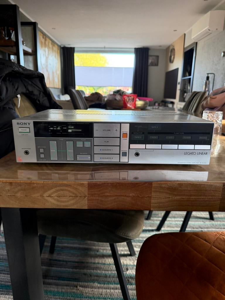 Sony TA-AX410 stereo versterker vintage, Audio, Tv en Foto, Ophalen of Verzenden, Zo goed als nieuw, Minder dan 60 watt, Sony