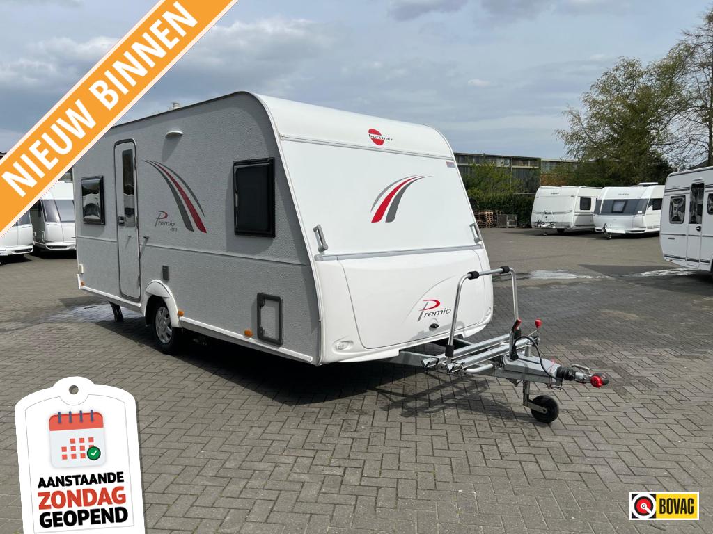 Bürstner Premio 450 TS incl .mover en voortent, Caravans en Kamperen, Rondzit, Bedrijf, 750 - 1000 kg, Bürstner