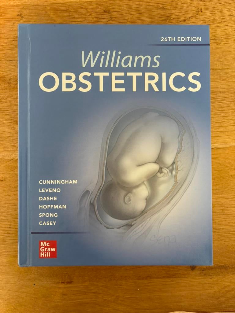 Williams Obstetrics 26th edition, Boeken, Cunningham, Nieuw, Beta, HBO