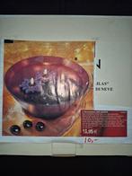 Sfeervolle kandelaar met kaarsen en decoratie, Overige materialen, Nieuw, Ophalen of Verzenden, Overige kleuren