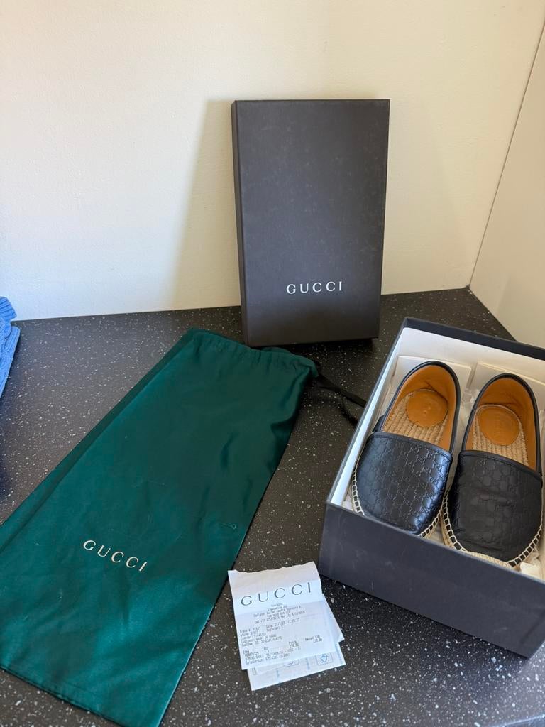 Gucci espadrilles 37, Ophalen of Verzenden, Zo goed als nieuw, Espadrilles of Moccasins