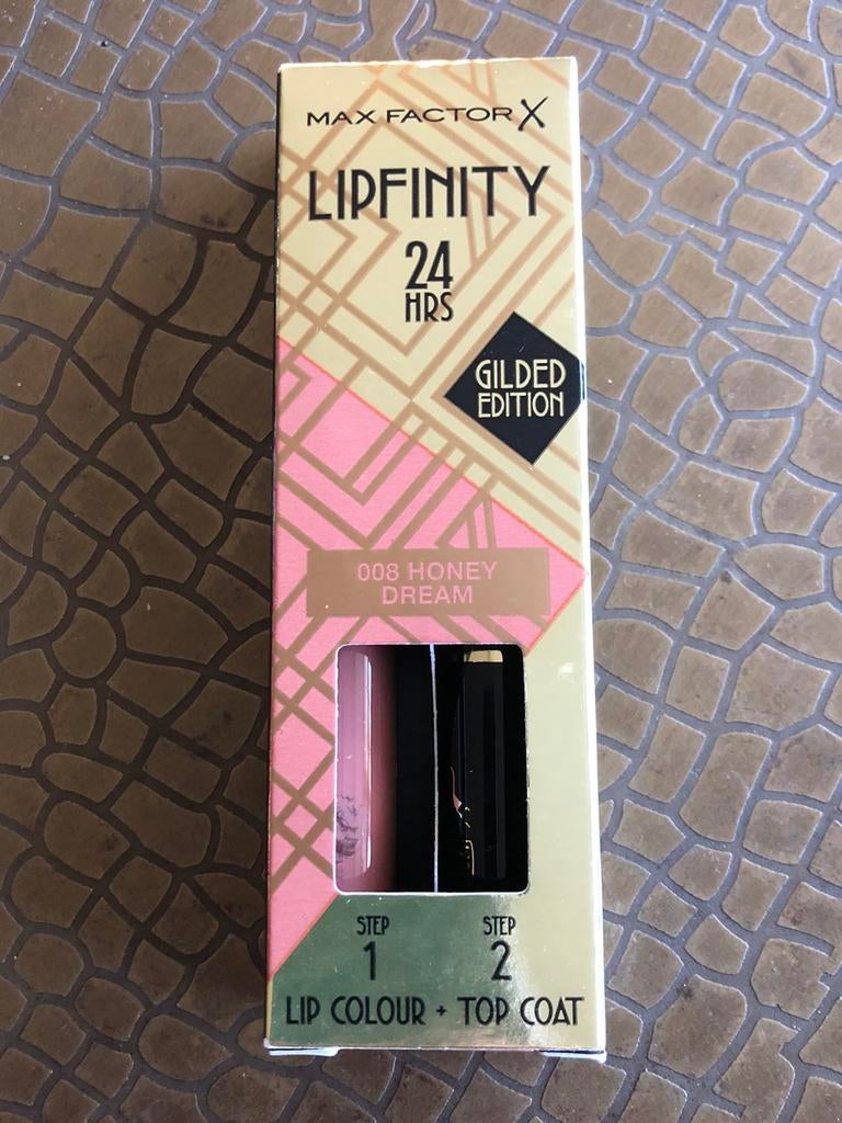 Max Factor Lipfinity nr 008 honey dream, Sieraden, Tassen en Uiterlijk, Uiterlijk | Cosmetica en Make-up, Nieuw, Make-up, Lippen